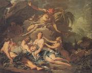 Francois Boucher, Mercury confiding Bacchus to the Nymphs